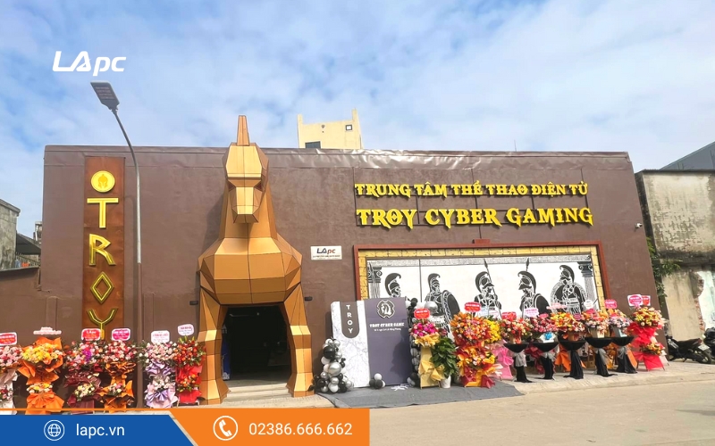 Thiết kế độc đáo của Troy Cyber Gaming